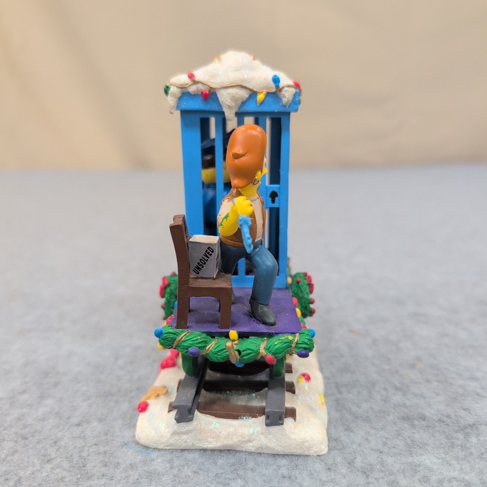 The Simpsons A Slammin Christmas Express Sculpture Snake Chief Wiggum 2004 0391 - Picture 2 of 5